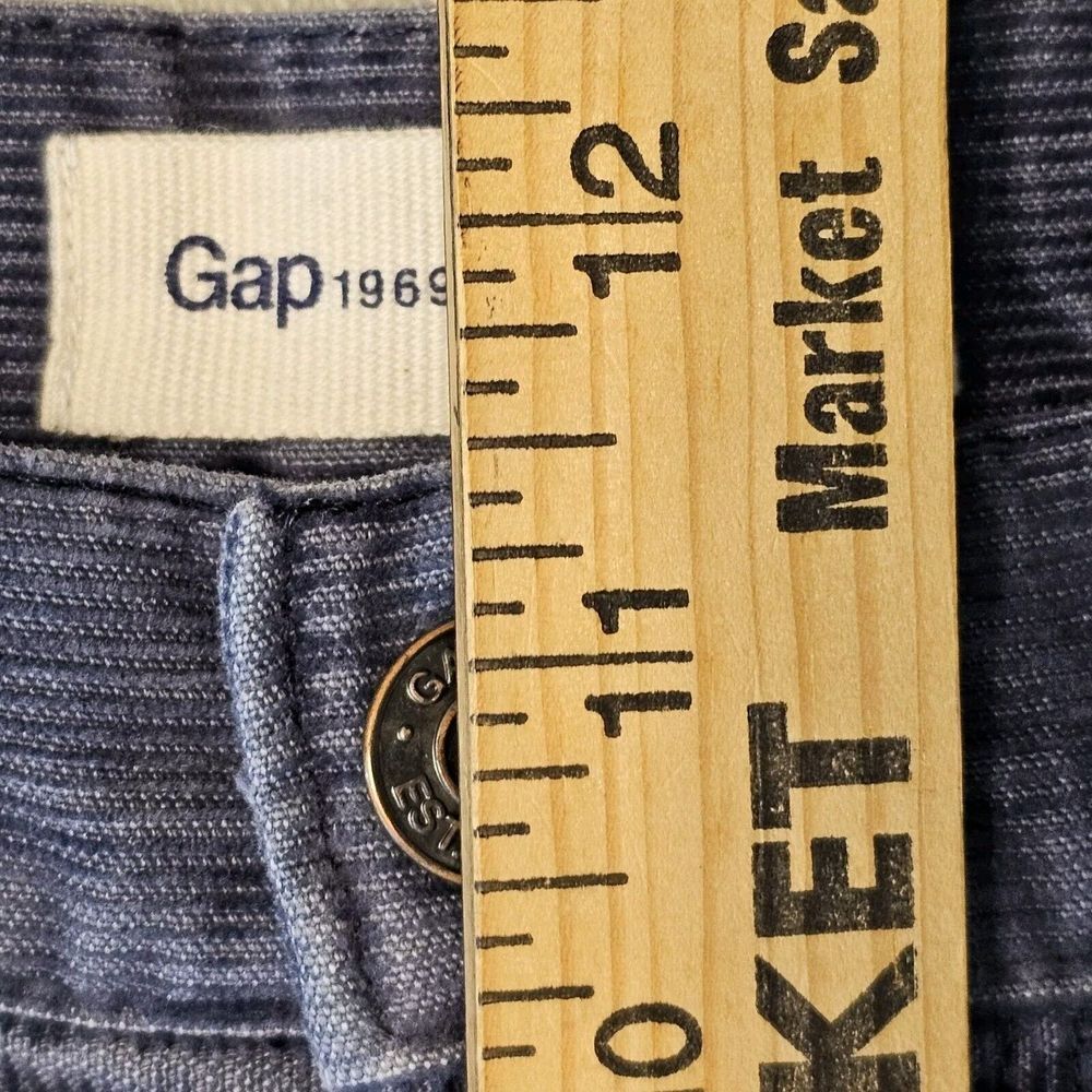 Gap 1969 Corduroy‎ Straight Fit 5-Pockets Pants Preppy Gray 38x30* (*Tag 36x30) - Picture 12 of 14